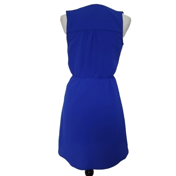 Monteau blue sleeveless dress - Picture 3 of 4